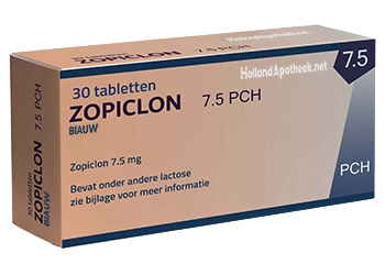 Zopiclon kopen 7.5mg Blauw Tabletten Hollandapotheek.net